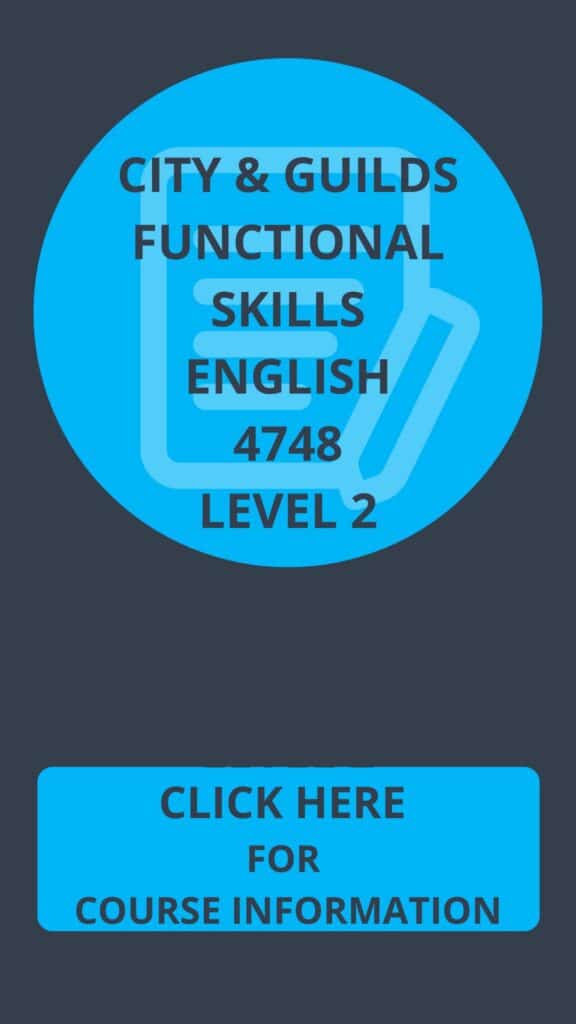 English Functional Skills Course Banner